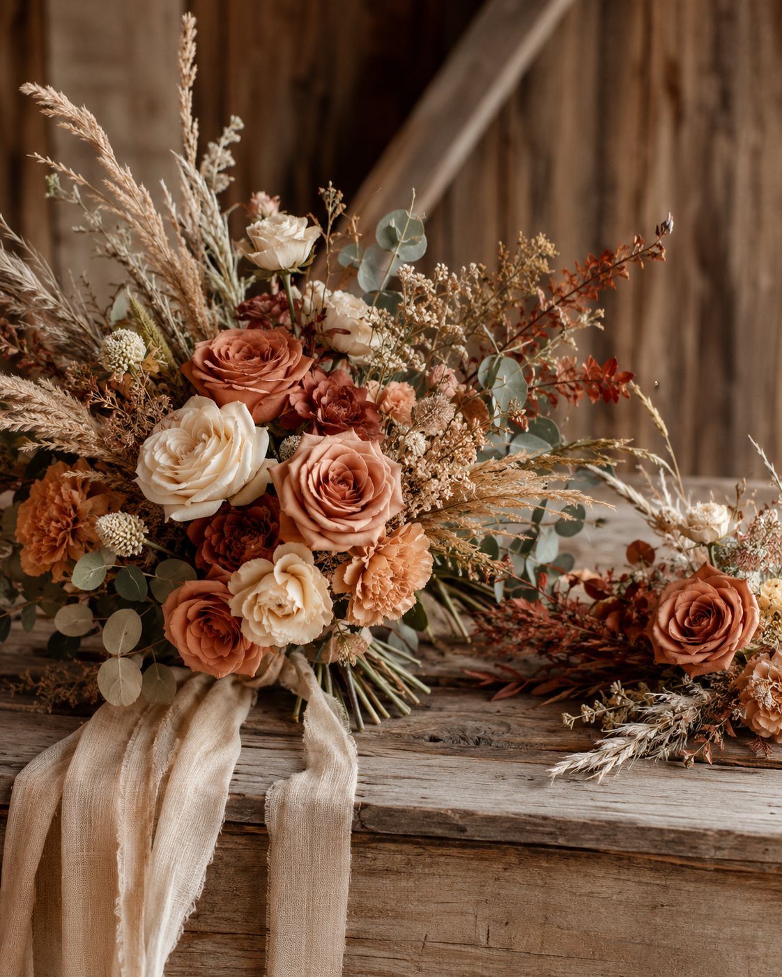 Rustic Retreat theme detail with countryside florals